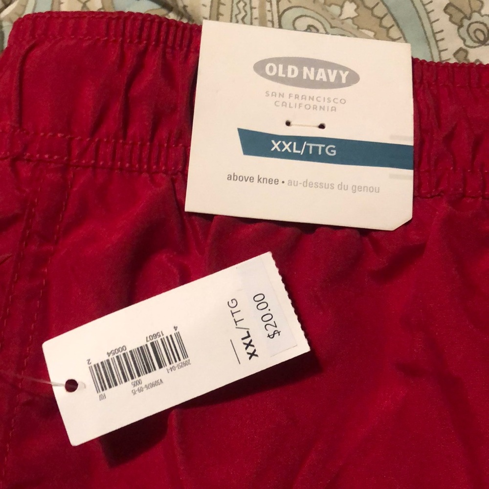 Old Navy, new w/ tags, XXL, Red, never tried on. Brand new!